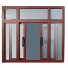 Windows Commercial AS2047 Double Sash Design Aluminium Sliding Windows For Sale