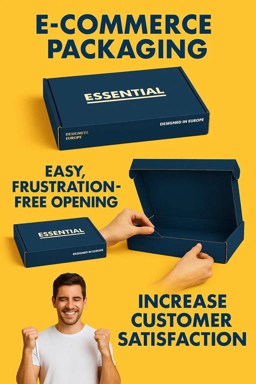 Custom Self-Adhesive Corrugated Kraft Mailer Boxes Tear Strip Postal Mailing Packaging for Convenient Unpacking Made Paper - detail 5