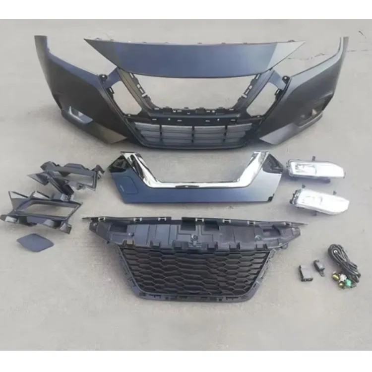 Wholesale Price Automotive Bumper Assembly with Fog Light Auto Body Part Front Bumper Kit for Nissan Versa 2020 details