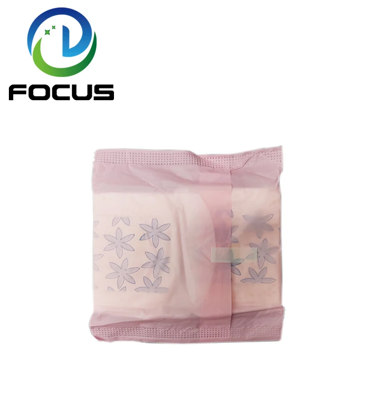 8pcs sanitary napkin pack with woman panty liner wrapping with