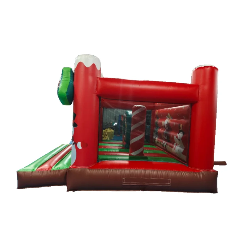 Christmas Theme Inflatable Bouncer Santa Claus Bounce House with 4*3.2M Size and 3 Years Warranty