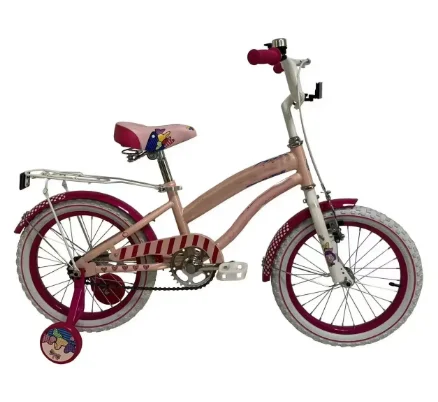 product 2025 new design 16 inch girls bike kids riding style with steel fork ordinary pedal single speed gears direct supplier-1