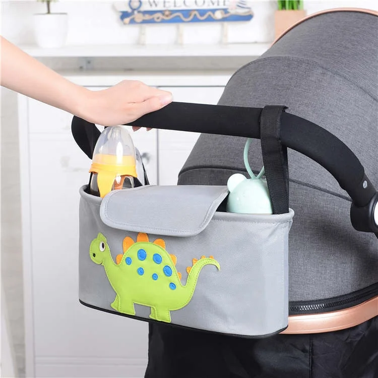 Factory universal waterproof baby stroller organizer diaper bag with cup bottle holders pouch diaper bag