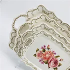 Tray Biodegradable Plastic Buffet Tray With Handle