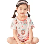 Kids Set Summer Kids Clothing Set Boys Cotton Mesh Kids Pyjamas Nightwear Print Pajamas Girls Summer Kids Pijamas 3-12yrs