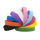 Silicone Party Wristbands 2021 Fashion Club Cheap Silicone Personalized Party Bulk Custom Elastic Embossed Wristbands