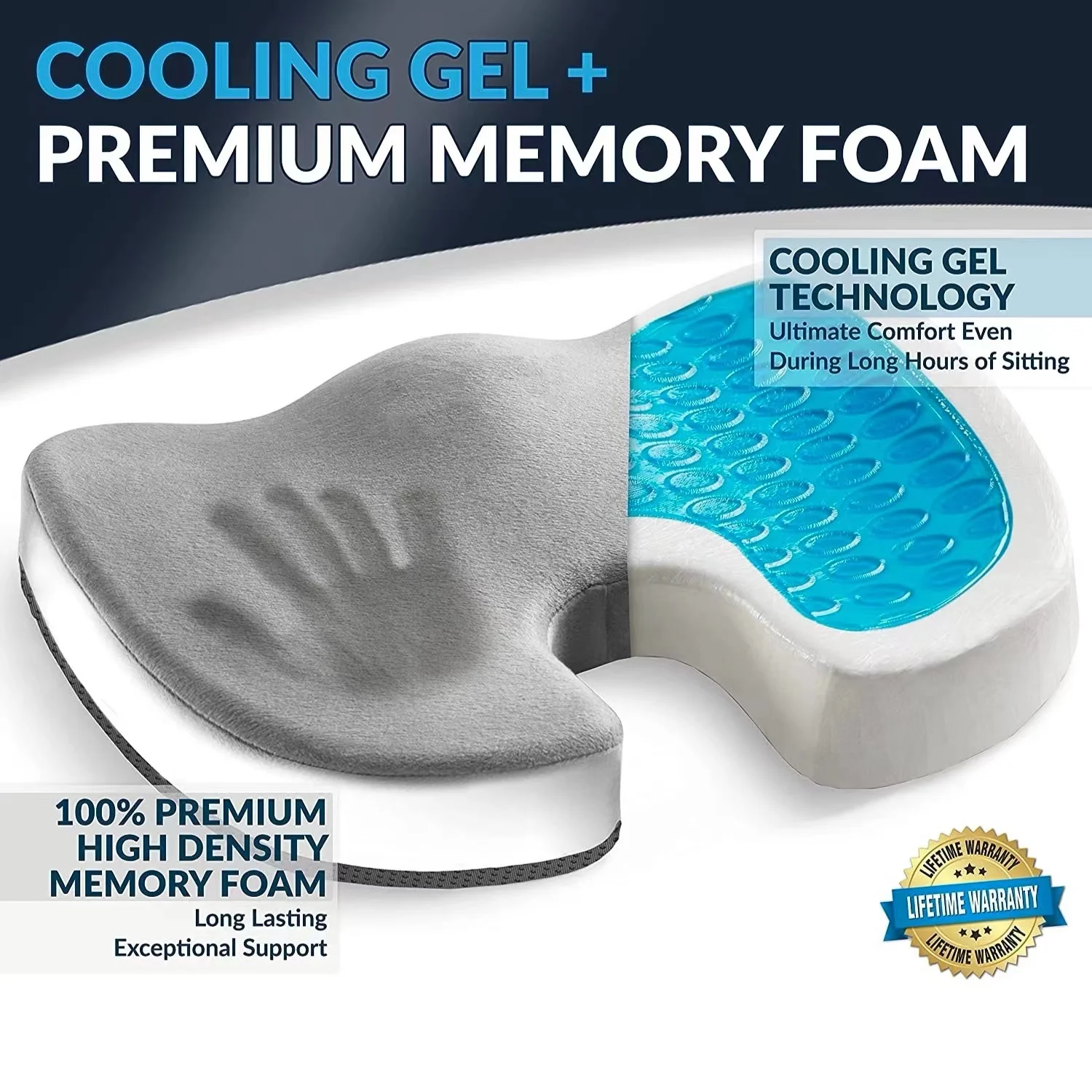 Wholesale Memory Foam Gel Seat Cushion,Orthopedic Seat Cushion Memory