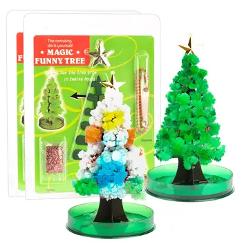 Crystal Growing Garden Great Gift for Boys and Girls Funny Educational and Party Toys Magic Growing Crystal Christmas Tree