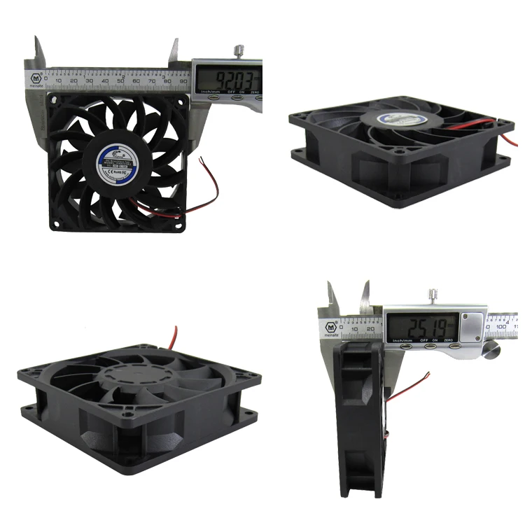 Cross Flow Cooling Fan, FH9225BH12V, 92X92X25mm, 92mm, 9225 - detail 4