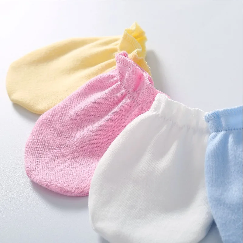 manufacturer newborn mittens unisex newborn scratch mitten hat OEM newborn mittens 100% cotton