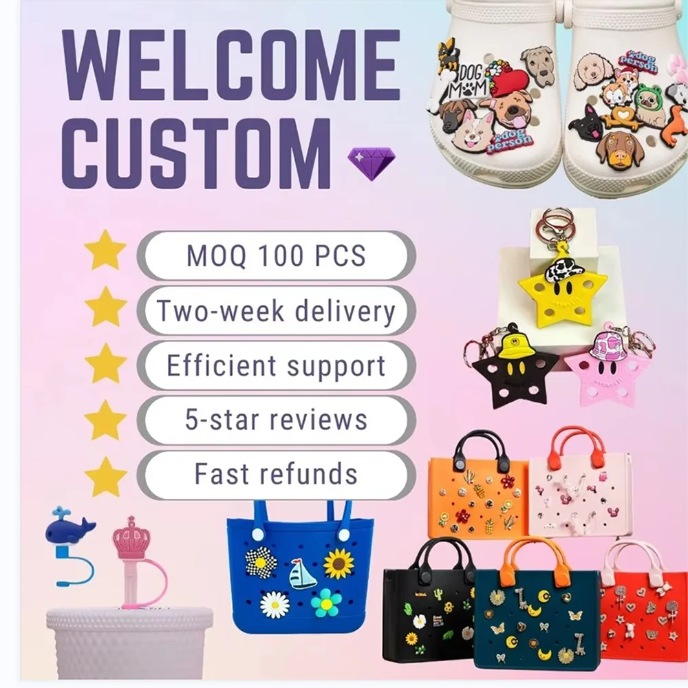 Xe máy bán buôn Động vật hoạt hình Cao su tùy chỉnh Thiết kế PVC mềm 2D Móc khóa Hoạt hình Tùy chỉnh Móc khóa Qua DHL/Fedex 4