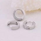 Stainless Steel Earrings Silver Earring Earring Fashion Stainless Steel Thick Silver Men's Earrings