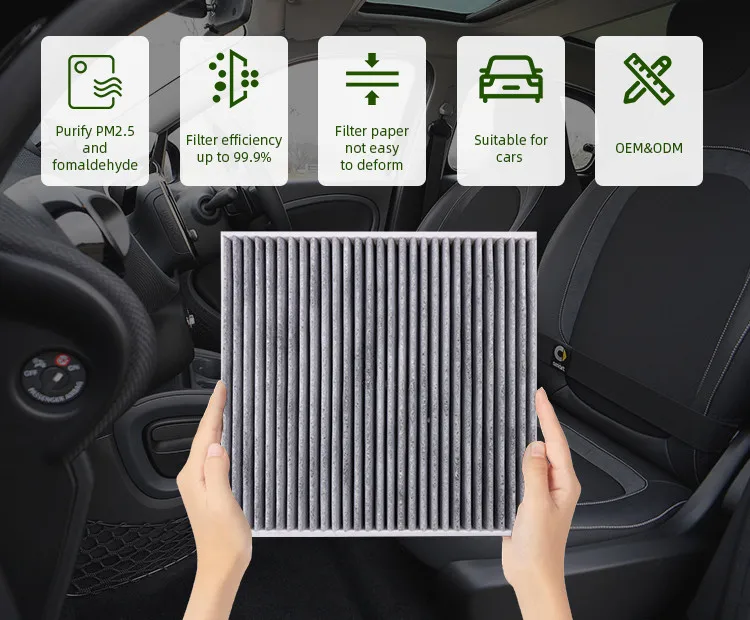 Auto Parts Accessories Air Conditioning System car air cabin filter 87139-07020 87139-30040 72880AJ000 87139-02020 factory