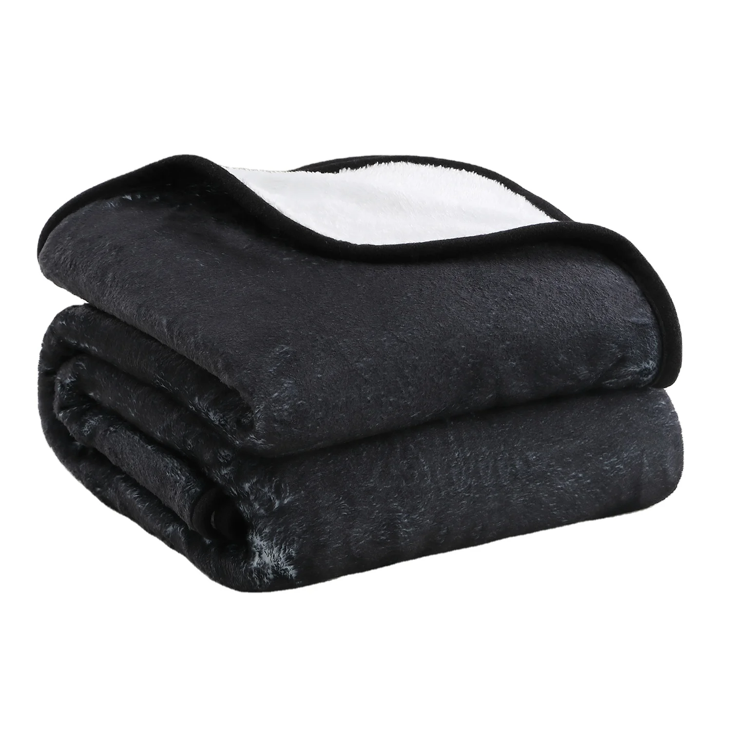 OEM ODM Custom Fleece Blanket Embroidery Logo Winter Throw Blankets Home Office Portable Luxury Blanket
