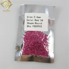 Ruby Round Round Loose 1mm 2mm Ruby Round Beads Corundum Ruby Stone