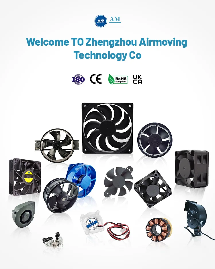 Axial Flow Fan, AM12038H2, 120x120x38mm, 220V, Brushless - detail 2