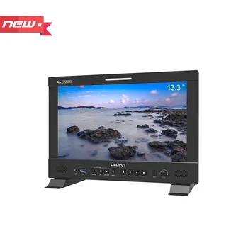Lilliput Q13 New 13.3 inch HDMI 12G-SDI 4K Live Broadcast Studio Monitor With 12G-SFP Fiber Optic Input