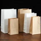 Paper Bakery Wholesale Printed Kraft Paper Bakery Bread Bags Toast Sandwich Paper Packaging Bag