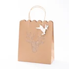 Twist Handle Paper Bag Wholesale Cheap Recycled Twist Handle Campany Logo Printing Brown Kraft Paper Bag
