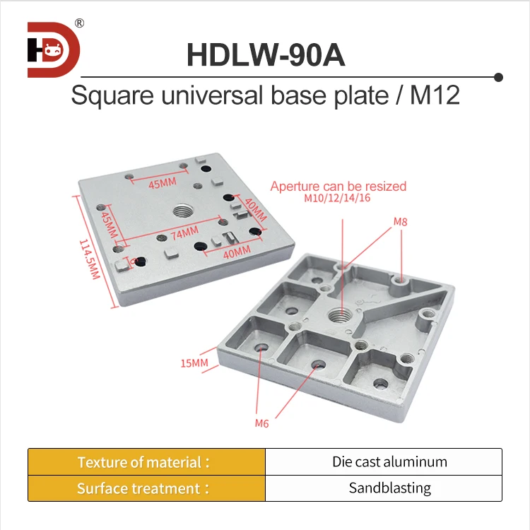 3030/4040 Aluminum Profile Connecting Plate, Universal Casters, Foot Cups, Foot Mounting Parts, Aluminum Profile Bottom Plate supplier