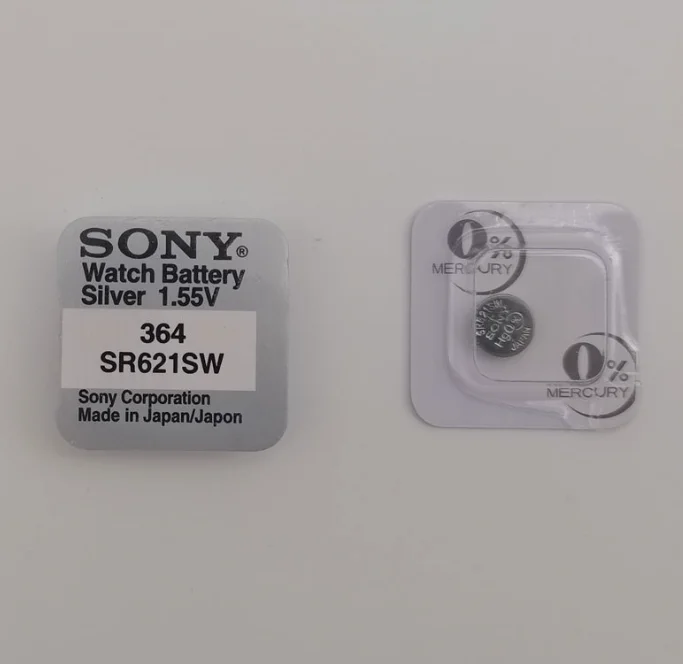 Single Pack For Sony 364 Original 1 55v Silver Oxide Watch Battery 364