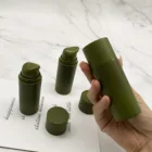 Cosmetic Cosmetics Lotion Bottle Cosmetic Custom Plastic Bottle 50ml Cosmetic Lotion Bottle Green PP Cosmetics Jar