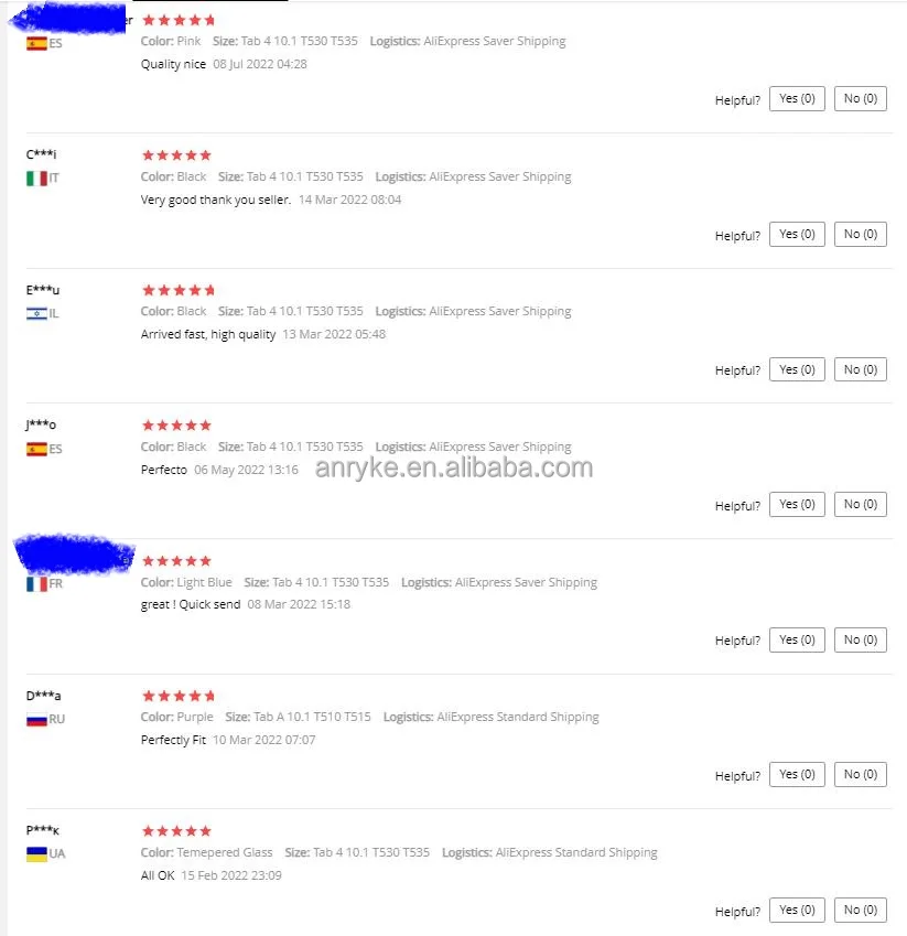 customer reviews