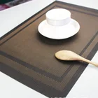 Pad Holder Placemat Pvc Heat Resistant Anti-Slip PVC Table Mat Placemat Mat Pad For Pot Holder