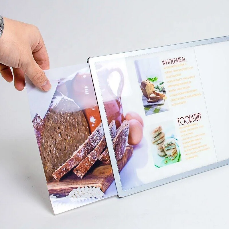 product led light up a4 poster frame menu board snap frame light box sign holder for milk tea coffee shops advertising display 85x11-9
