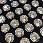 Gemstones Redleaf Jewelry Wholesale Price 5A Zircon Gemstones Round White CZ Stone Cubic Zirconia