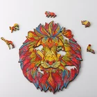 Educational For Adults Adult Wooden Puzzles Educational 3d Toys Lion Shapes Wooden Puzzle For Adults