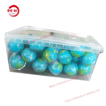 HALAL hotselling Earth Planet ball shape Juicy jam filling filled Gummy Candy Sweets