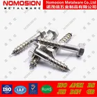 Stainless Steel Din571 Wooden Bolt Hex Tapping Screw M10M12*50*55*60*70*80 Hex Lag Screw