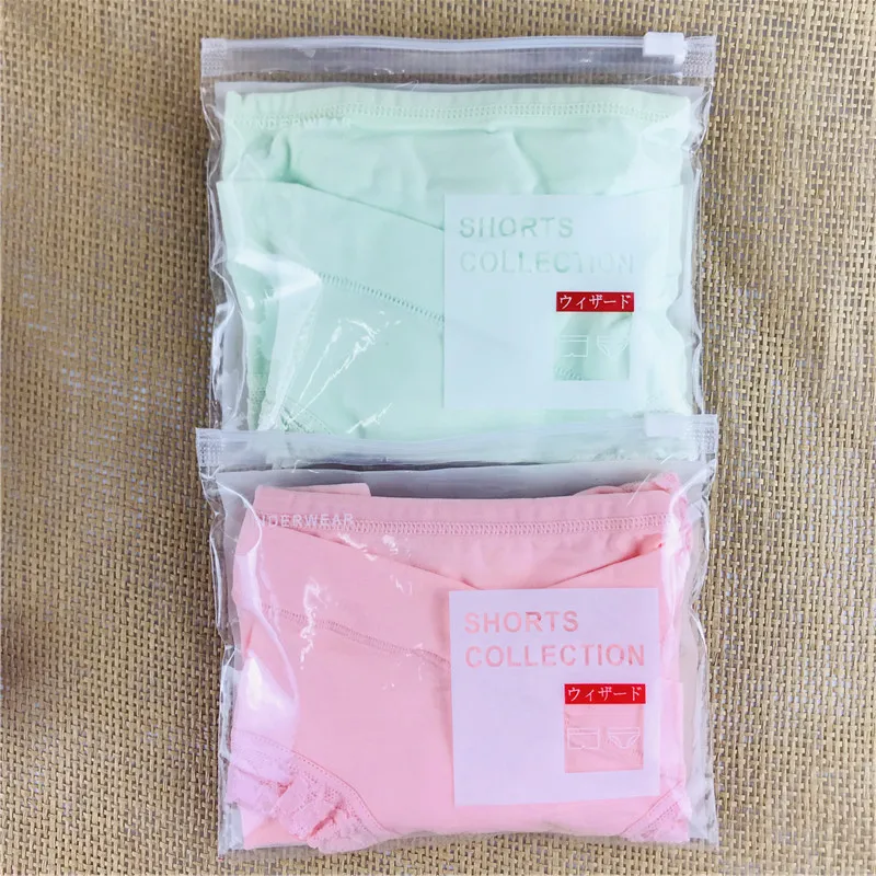 reusable fashioned cheap custom poly bag printing pe slider zip lock plastic bags