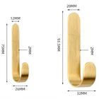 Brass Hook Brass Wall Hook Home Decor Solid Brass Hook Strong Viscosity Wall Hook