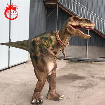Amusement park products adult realistic dinosaur costume hidden legs dinosaur show costume show costume