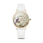 Leather Watch Wrist Classy Lady Woman Classic Leather Vintage Luxury Watch Wrist