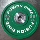 Colored Rubber Bumper Plate Set 5kg 10kg 15kg 20kg 25kg