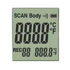 Lcd Lcd Lcd Custom Monochrome TN Segment LCD RGB Backlight For Body Temperature Gun