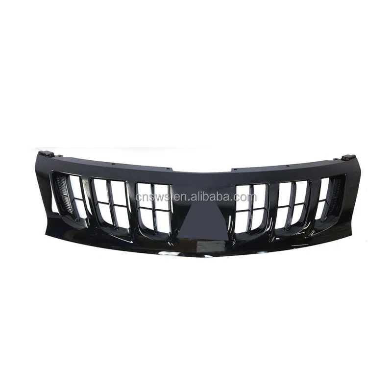 product car body kit front bumper black chrome grill upper grille for mitsubishi l200 triton mq gls pick up 2015 2016 2017-37