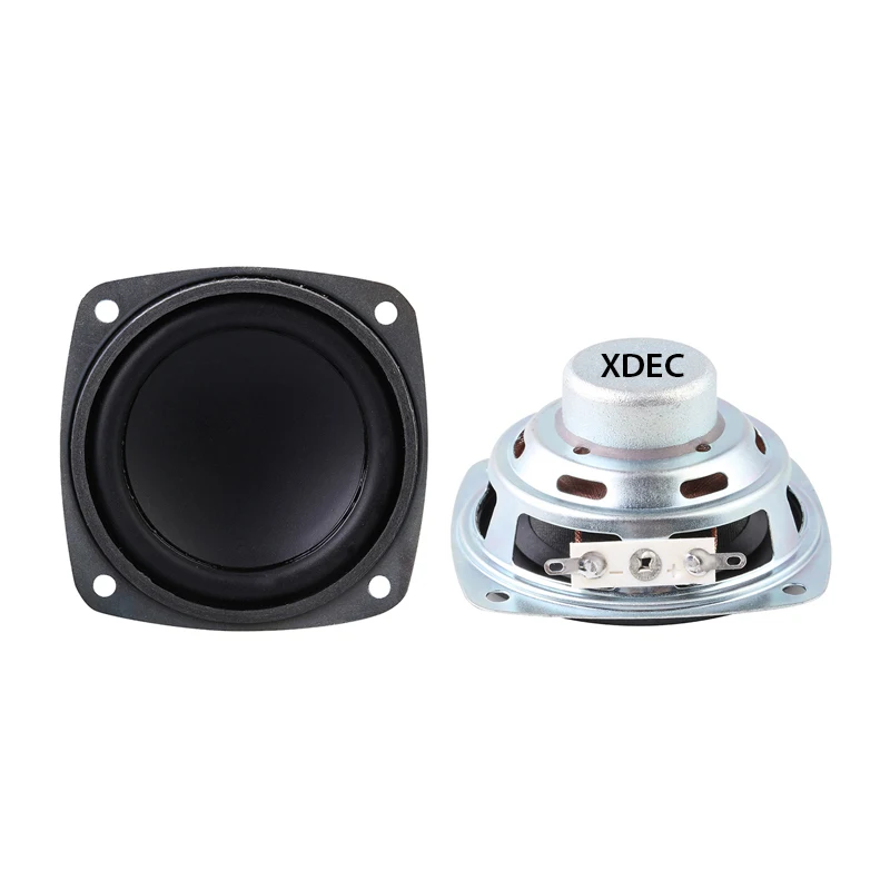 2pcs 1.25" inch 34*34MM 4Ohm 4Ω 6W Neodymium Full range speaker Loudspeaker