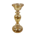 Candle High Quality Long Stem Big Size Tall Glass Tealight Candle Holders