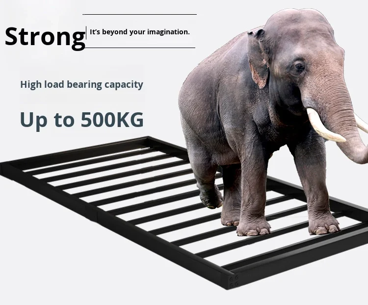 product nordic modern loft bed with desk simple metal duplex elevated loft bed iron art multifunctional space saving bed for living room-7