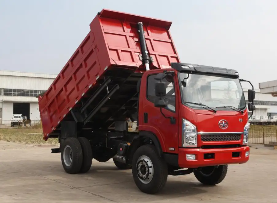 Faw New 4x2 Light Tipper Dump Truck Automatic Transmission Low Price