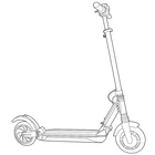 Scooter Long Life Eco-Friendly Excellent 2 Wheel Electric Foldable Mobility Scooter