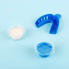 Dental Orthodontic Teeth Impression Kit Disposable Impression Trays Set Metal Dental Impression Tray Set