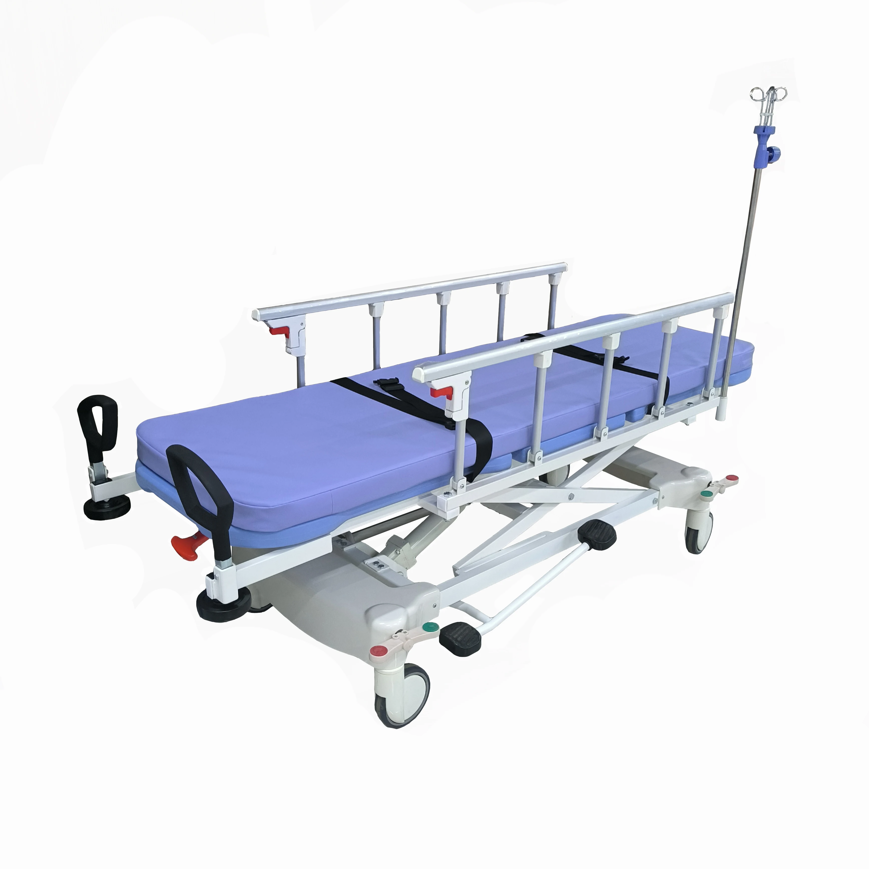 Hospital Emergency Hydraulic Stretcher Bed Patient Transport Stretcher