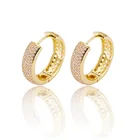 Brass Hoop Brass 2020 New Fashion Jewelry Statement Brass Small Round Hoop Earrings