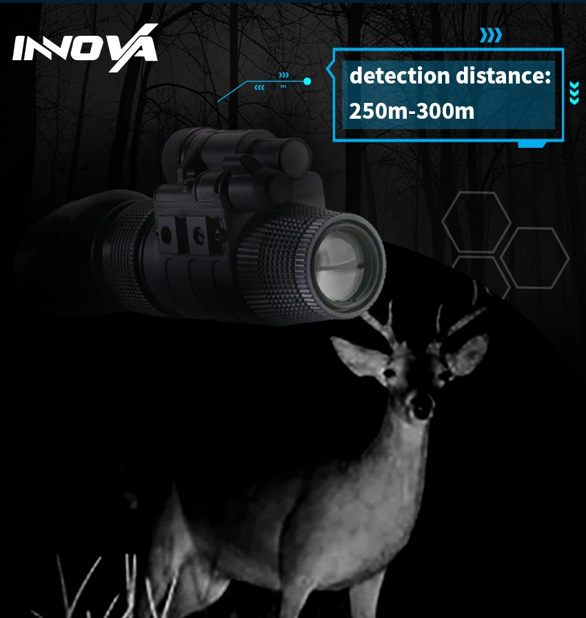 Va Pvs14 Night Vision Monocular P45 Gen 3 White Phosphor Mx10130 Image