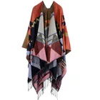 Shawl Fashion Style Popular Color Block Women Scarf Shawl For Women